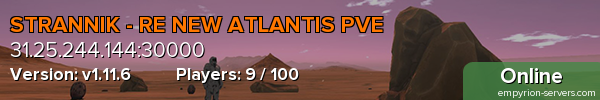 STRANNIK - RE New Atlantis v1 PVE (01.04.2024)