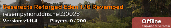 Reserects Reforged Eden 1.10 Revamped