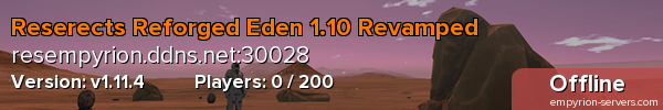 Reserects Reforged Eden 1.10 Revamped