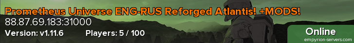 Prometheus Universe ENG-RUS Reforged Atlantis! +MODS!