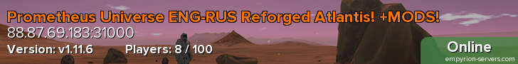 Prometheus Universe ENG-RUS Reforged Atlantis! +MODS!