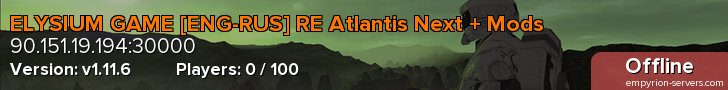 ELYSIUM GAME [ENG-RUS] RE Atlantis Next + Mods