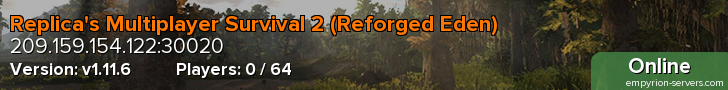 Replica's Multiplayer Survival 2 (Reforged Eden)