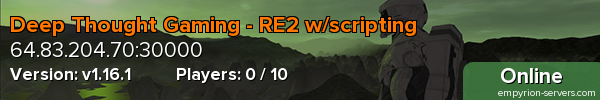 Deep Thought Gaming - RE2 w/scripting