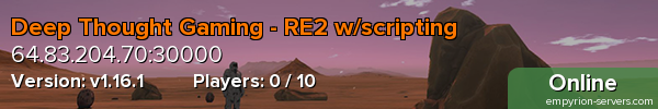 Deep Thought Gaming - RE2 w/scripting