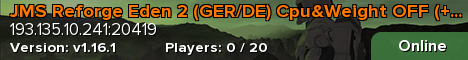 JMS Reforge Eden 2 (GER/DE) Cpu&Weight OFF (++ Survival)