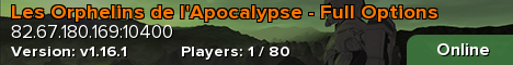 Les Orphelins de l'Apocalypse - Full Options