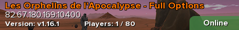 Les Orphelins de l'Apocalypse - Full Options