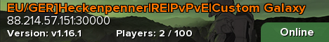 EU/GER]Heckenpenner|RE|PvPvE|Custom Galaxy