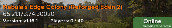 Nebula's Edge Colony (Reforged Eden 2)