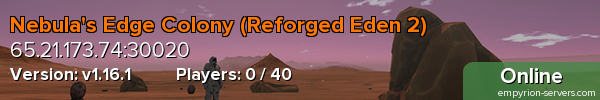 Nebula's Edge Colony (Reforged Eden 2)