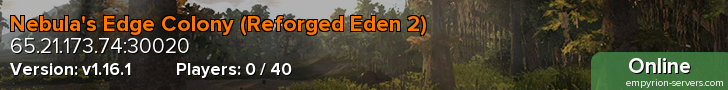 Nebula's Edge Colony (Reforged Eden 2)