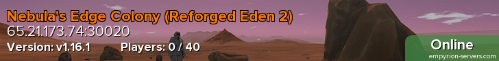 Nebula's Edge Colony (Reforged Eden 2)