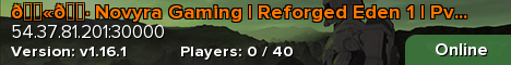 🇫🇷 Novyra Gaming | Reforged Eden 1 | PvE | Économie
